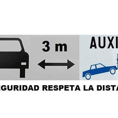 Respeta los 3 metros de distancia